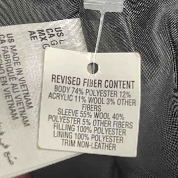 Sun+Stone Geometric Aztec Tribal Bomber Jacket Wool Blend Size Large - Picture 8 of 11